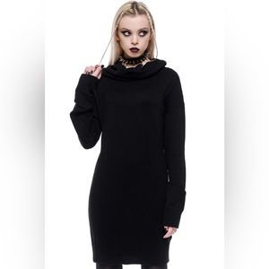 Killstar Type A Knit Sweater Dress